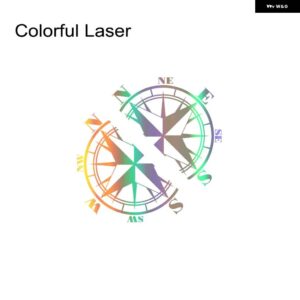 フォルクスワーゲン VW マルチバン トランスポーター カラベル T4 T5 T6 ベンツ ヴィト 車体サイド ステッカー ビニールボディ ロング ストライプ デカール - Colorful Laser