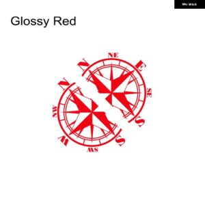 フォルクスワーゲン VW マルチバン トランスポーター カラベル T4 T5 T6 ベンツ ヴィト 車体サイド ステッカー ビニールボディ ロング ストライプ デカール - Glossy Red