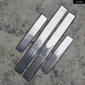 2011-2018 パサート B7 ゴルフ 7 ジェッタ MK6 ポロ ウェルカムペダル ステンレスしきい値アンチスクラッチストリップアクセサリー - 11-17 FOR Polo