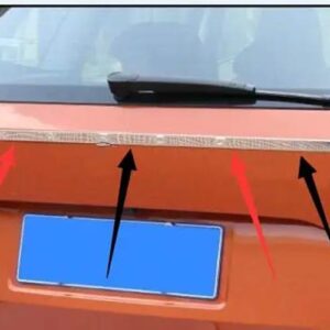 SKODA KAROQ 2018-2020 アクセサリー 外装 装飾リアドアテールゲート トランク トリム クローム フレーム トリム カバー バンパー - 1