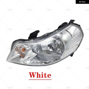 スズキ 2個 左右フロントバンパー ハロゲンドライビングライト ヘッドランプ SX4 2006 2012 ホワイトブラックタイプバルブ 無 - White Type-2PCS