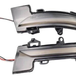 VW T-ROC 2017-2019 LED ダイナミック ターン シグナル ライト サイド ウイング バックミラー シーケンシャル インジケーター ランプ ウインカー - WHITE