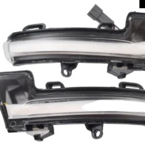 VW T-ROC 2017-2019 LED ダイナミック ターン シグナル ライト サイド ウイング バックミラー シーケンシャル インジケーター ランプ ウインカー - transparent