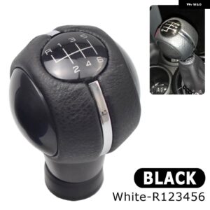 ギア シフトノブ レバー シフター ハンドルボールミニクーパーF54クラブマンF55 F56 F57コンバーチブルF60カントリーマン マニュアル 6速 - White