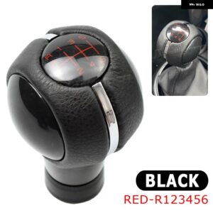 ギア シフトノブ レバー シフター ハンドルボールミニクーパーF54クラブマンF55 F56 F57コンバーチブルF60カントリーマン マニュアル 6速 - red