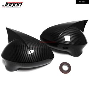 OX カーボンルックリアビューミラー キャップセアトレオン MK2 1P 2009-2012 イビサ MK4 6J EXEO 3R サイドウイングミラー カバー ケースシェル - CF Look