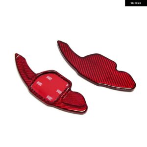 カーボン ステアリング ホイール延長パドル シフター シート レオン MK3 5F FR クプライビサ MK5 6F アロナアテカレオン ST MK4 アルハンブラ - Red