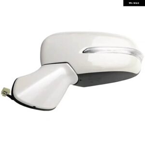 スズキ 6/8PIN 自動ドアウイングサイドバックミラー アセンブリ エクステリアミラー S-クロス/SX4 S-クロス 2014 2015 - 8pin Left White