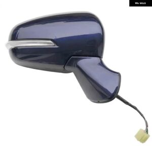 スズキ 6/8PIN 自動ドアウイングサイドバックミラー アセンブリ エクステリアミラー S-クロス/SX4 S-クロス 2014 2015 - 6pin Right Blue