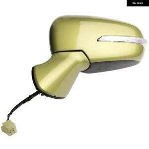 スズキ 6/8PIN 自動ドアウイングサイドバックミラー アセンブリ エクステリアミラー S-クロス/SX4 S-クロス 2014 2015 - 6pin Left Yellow