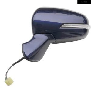 スズキ 6/8PIN 自動ドアウイングサイドバックミラー アセンブリ エクステリアミラー S-クロス/SX4 S-クロス 2014 2015 - 6pin Left Blue