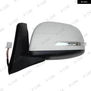 スズキ 5ピン SX4 2012 2013 自動外側ドアバックミラー アセンブリ ASSY - sliver left