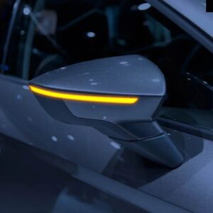 ダイナミック ウインカー シート ウインカー ミラー インジケーター ライト レオン III 5F ST FR キュプラ アロナ KJ7 LED 2013 2014 2015 2017 2018 2019 - Yellow