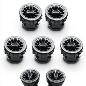256色 LED タービンベントノズル メルセデスバンツ C クラス/GLC W205 APP 制御 空調タービン アウトレット 周囲光 - 7 before and after