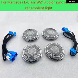 64色 LED ミッドレンジ スピーカー カバー メルセデス C/GLC/E クラス W205 X253 W213 ミッドレンジ スピーカー カバー 周囲光