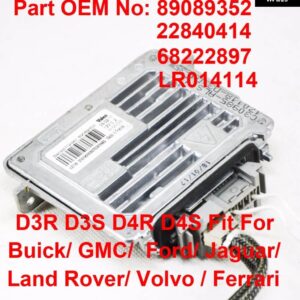 1X 35ワット D3R D3S D4R D4S OEM HID キセノン ヘッドライト BALLAST7GREEN コントロール ユニット 89089352 22840414 68222897 LR014114 ビュイック フォ - With Connection Wire