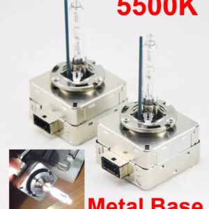 1ペア 2個 12 V 35ワット D3 D3S D3C アルミメタルベースランプホルダー 車 HID キセノン ヘッドライト OEM 交換用 電球 5500 K ホワイト
