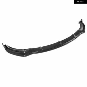 TESLA モデル 3 2017-2019-23 セダン 4 ドア フロントバンパー スポイラー スプリッター リップ カーボン ルック/グロス ブラック - Carbon Fiber Look