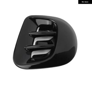 ブラックのリアエアインテーク 装飾 フレーム 交換スマート フォーツー 3 ドア ハッチバック C453 2015-2021 - black