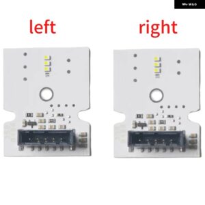 デイタイム ランニングライト LED ボード ヘッドライト コントローラ交換 Q3 8U キセノン HID ランプ回路基板 - GrayBlack Left