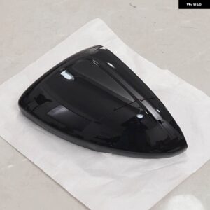 シボレー バックミラー シェルキャップ ハウジング ウイング ドアサイドミラー カバー クルーズ 2017 2018 2019 クリップオン - glass Black left