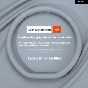 シボレー ステアリングホイール カバー 通気性アンチスリップ PU レザー 汎用 マリブクルーズカマロボルトボルト TRAX マリブ - D type13