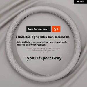 シボレー ステアリングホイール カバー 通気性アンチスリップ PU レザー 汎用 マリブクルーズカマロボルトボルト TRAX マリブ - circular type4