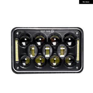シボレー 4X6インチ オートバイ LED ヘッドライト DRL 高ロービーム ホンダ XR250 XR400 XR650 シールドビーム DRL - WHITE
