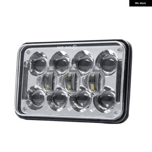 スズキ 4 6インチインチ LED ヘッドライト HI/LO シールドビーム ヘッドライト プロジェクター ホンダ XR DRZ オートバイ アク - Chrome 1pcs