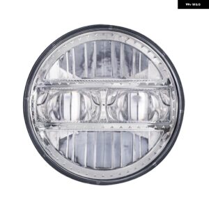 シボレー 5.75インチLED ヘッドライト VAZ 2106 2013 コルベット ピータービルト359 2035カーライトDRL ハーレー ダ - 1pcs chrome