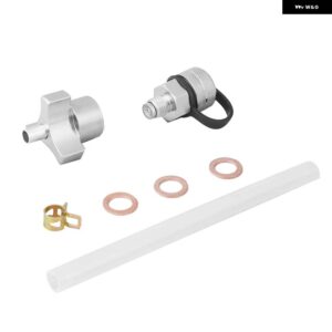 合金 オイルドレン バルブ クイックドレン適合クイックツイスト オイルドレン バルブ とホース - M12x1.25