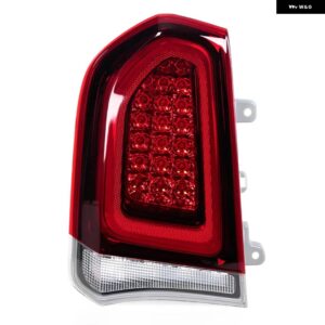 黒 テールライト クライスラー 300 2015-2023 LED リア テールライト ブレーキランプドライビングランプ ウィンカーライト 68400331AA 68400295AA - Left