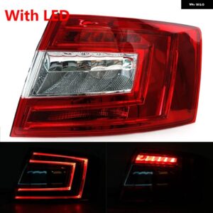LED テールライト アセンブリ VW シュコダ シュコダ オクタヴィア 2015 2016 2017 ブレーキハザードランプ ハウジング リアランプ アセンブリ テールライト - LED Right