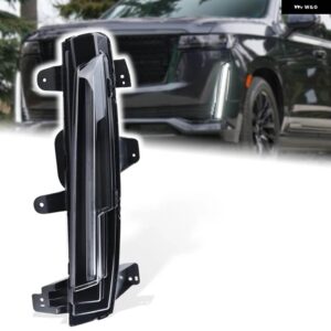 キャデラック エスカレード 2021-24 LED フォグライト ウィンカーライト アセンブリ デイタイム ランニングライト DRL 85117443 85117442 - Left