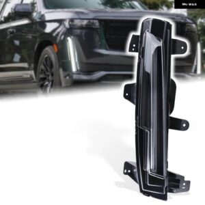 キャデラック エスカレード 2021-24 LED フォグライト ウィンカーライト アセンブリ デイタイム ランニングライト DRL 85117443 85117442 - Right