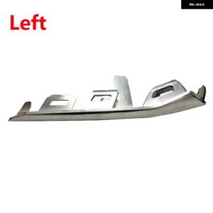 J7 2020 2021 2022 フロント フォグランプ 装飾 カバー 黒 フォグライト カバー クローム トリム バンパー トリム パネル トリム - Silver 1 Left