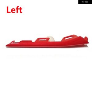 J7 2020 2021 2022 フロント フォグランプ 装飾 カバー 黒 フォグライト カバー クローム トリム バンパー トリム パネル トリム - Red 1 Left