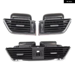 5ED819701 フロント ダッシュボード 中央リアエア アウトレット ベント エアコン アウトレット AC ベント シュコダ オクタ 2015-2022 - 3PCS