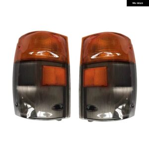 いすゞ 100P NKR トラック フロント バンパー コーナーライト ウィンカーライト フロント フォグランプ FOGLIGHT と 電球 - Left and Right