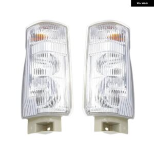 いすゞ 100P トラック フロント バンパー サイド コーナーライト ウィンカーライト ヘッドライト サイドライトサイドマーカー フォグランプ - Left and Right