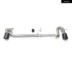 1セット デュアルカーボン排気先端 VW CC ダブルアウトマフラー先端ステンレス 排気先端排気 システム ノズル - Carbon Fiber A