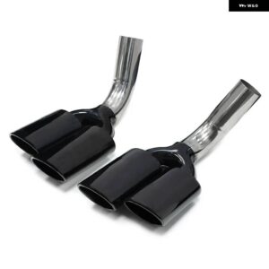 ステンレス マフラーマフラーヒント メルセデス Gクラス W463 G500 G55 G63 G65 1998 以降 テール パイプ ノズル - black