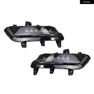 リンカーン MKZ 2013-16 LED フロント バンパー DRL デイタイム ランニングライト フォグランプ DP5Z15A201B DP5Z15A201D - 1 Pair