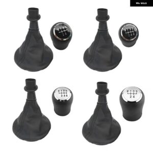 ギア シフト ノブギアレバー スティックゲートル ブーツ カバー 輸送 T5 T5.1 T6 2005-2015 - Black 5 Speed