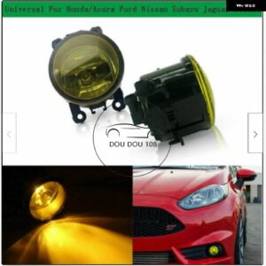 スズキ ナバラ/ ホンダ シティ 2014-2018/ミラー ジュ/ フォーカス / スイフト用黄色 フォグランプ ライト/フロントバンパー ライ - Left