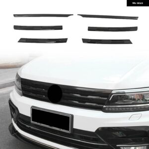 ティグアン MK2 2016-2021 フロントバンパー メッシュセンター グリル モールドストリップカバー トリム - Yellow