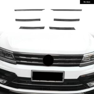 ティグアン MK2 2016-2021 フロントバンパー メッシュセンター グリル モールドストリップカバー トリム - Purple Red