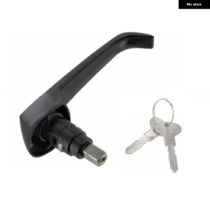 251843704E VW ヴァナゴン 1985-1991 用キー シリンダー 付きスライド ドアハンドル - black