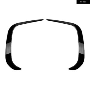 フロントバンパー リップスプリッター スポイラー フォグライト カナード トリム VW ティグアン MK3 RLINE 2024 + - Bright Black