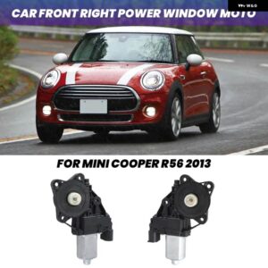 ミニクーパー R56 2013 フロントパワーウィンドウモーター 67622757044 67622757043 - black silver-right